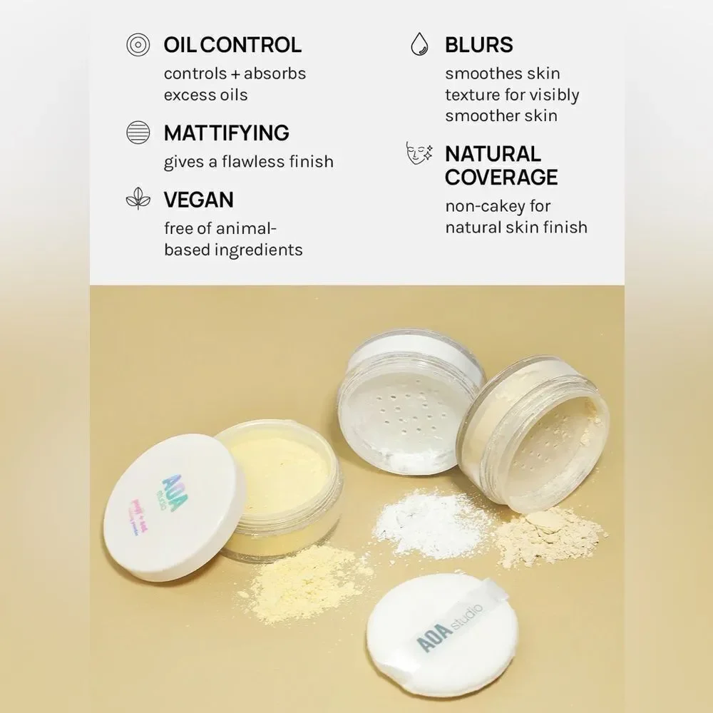 AOA Puff + Set Setting Powder - Banana